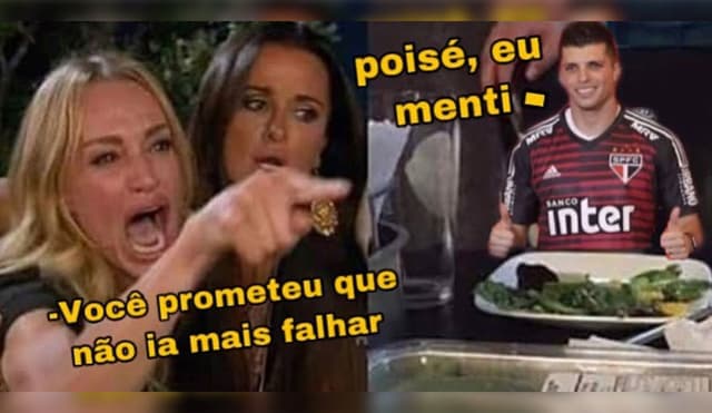 Meme: São Paulo 2 x 2 Fortaleza