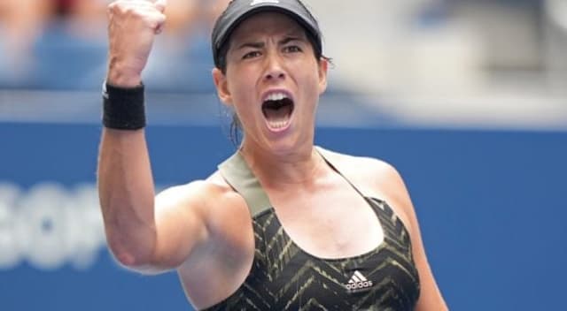 Garbiñe Muguruza vibra em vitória no US Open 2021