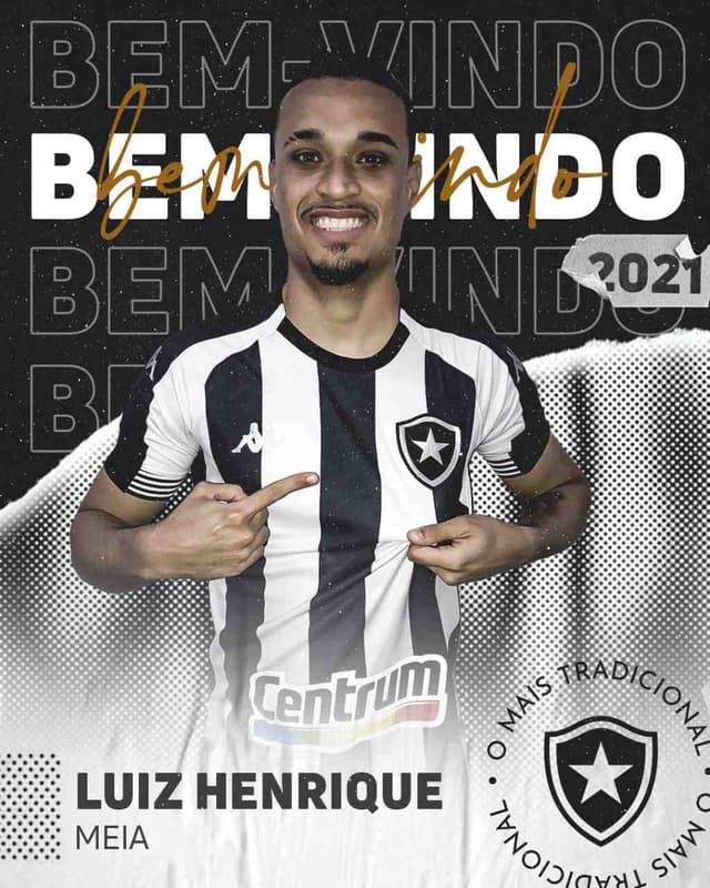 Anuncio de Luiz Henrique no Botafogo