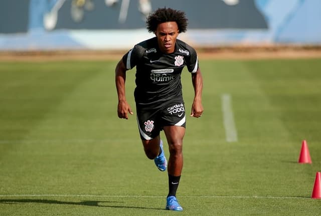 Willian - Treino Corinthians