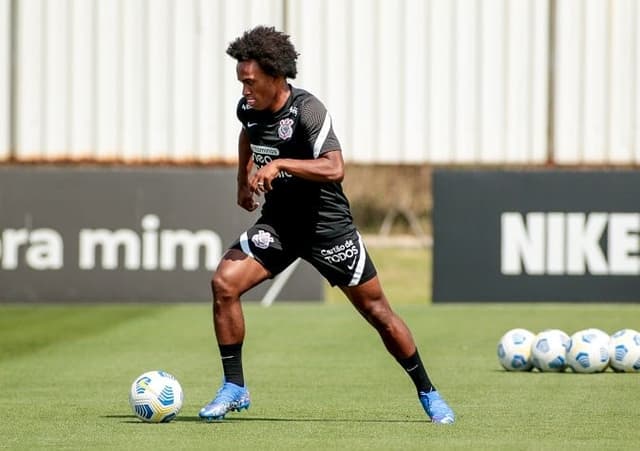 Willian - Treino Corinthians