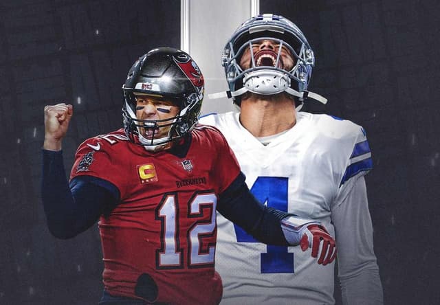 Tom Brady e Dak Prescott