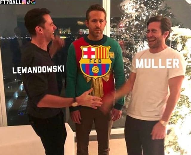 Meme: Barcelona 0 x 3 Bayern de Munique