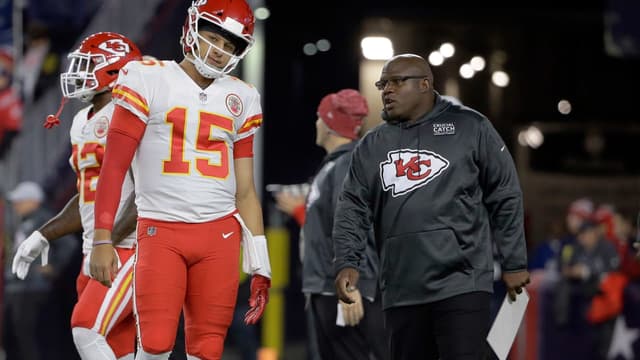 Patrick Mahomes e Eric Bienemy