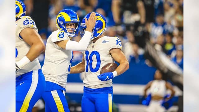 cooper kupp matthew stafford los angeles rams