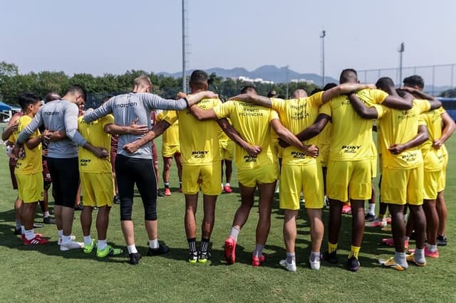 Treino do Barcelona de Guayaquil