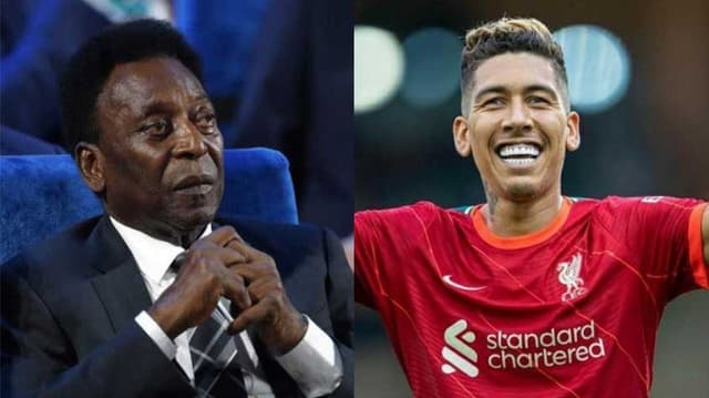 Montagem - Pelé e Firmino