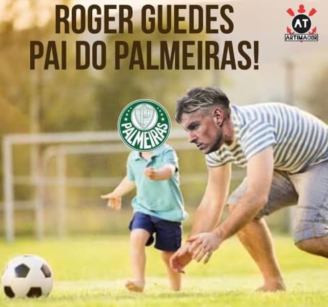 Meme: Corinthians x Palmeiras - Róger Guedes