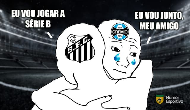 Meme: Santos e Grêmio