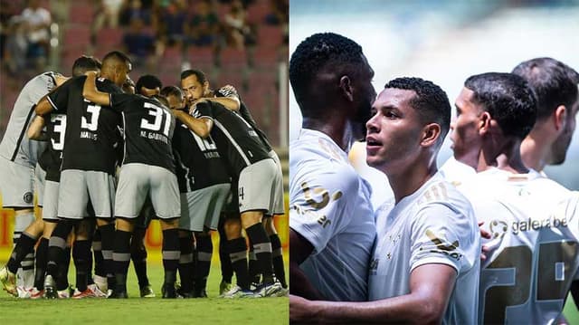 Montagem - Vasco e Cruzeiro