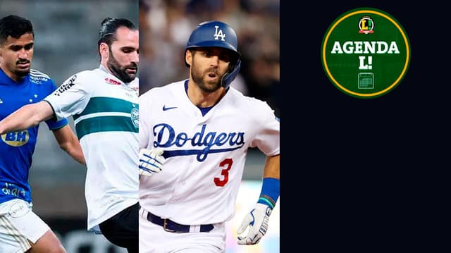 coritiba e Cruzeiro no primeiro turno da Série B de 2021 e  Los Angeles Dodgers