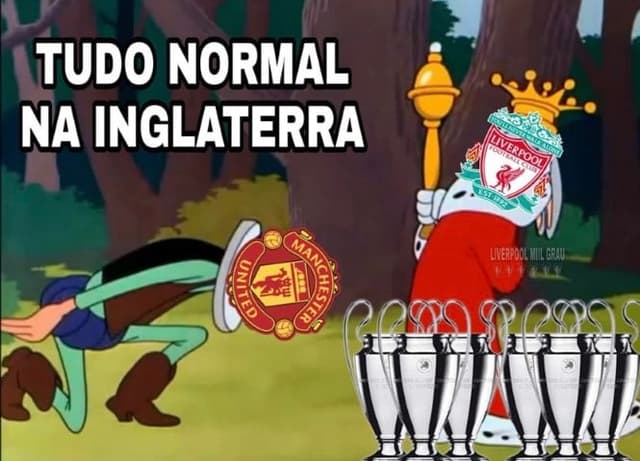 Meme: Manchester United x Liverpool