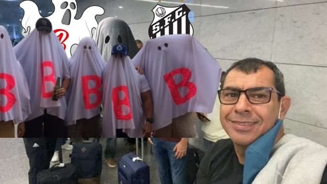 Meme: Santos na zona de rebaixamento