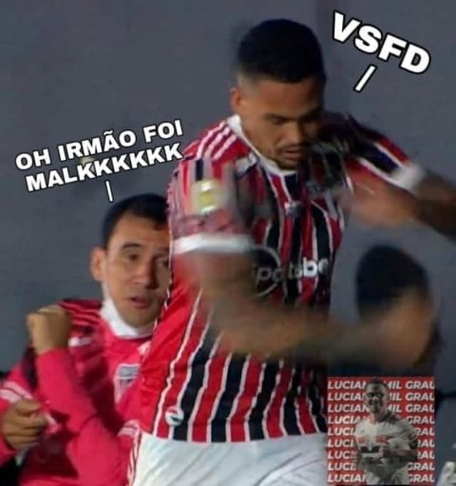 Meme: Bragantino x São Paulo