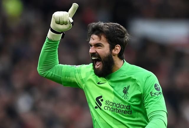 Manchester United x Liverpool - Alisson