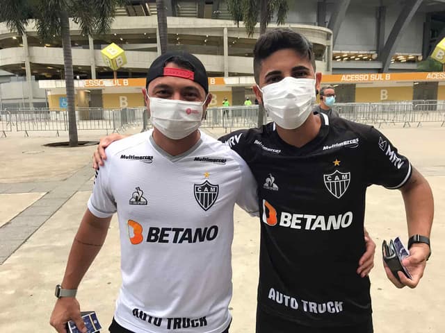 Torcedores do Atlético-MG no Maracanã - Flamengo x Atlético-MG