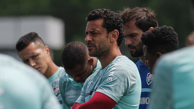 Fred - treino Fluminense