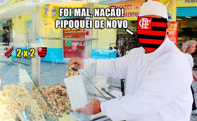 Meme: Athletico Paranaense x Flamengo