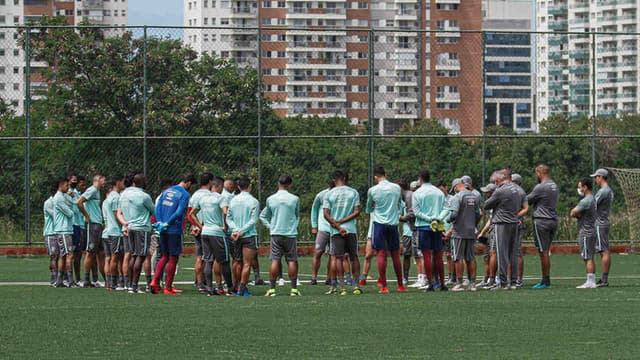 Treino Fluminense - grupo