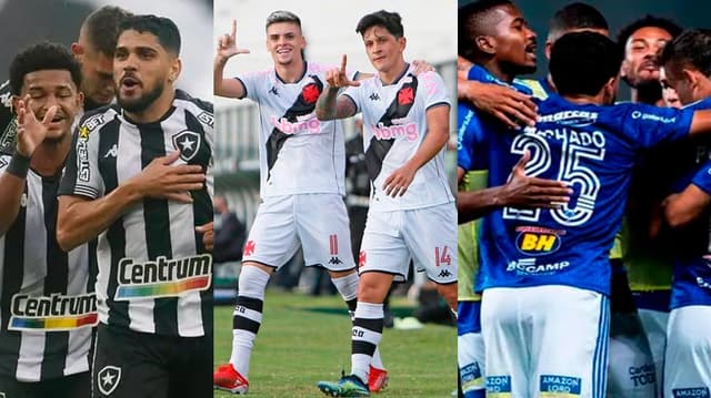 Botafogo, uma do Vasco e uma do Cruzeiro.