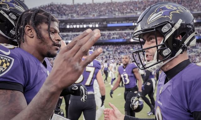 Lamar Jackson e Justin Tucker