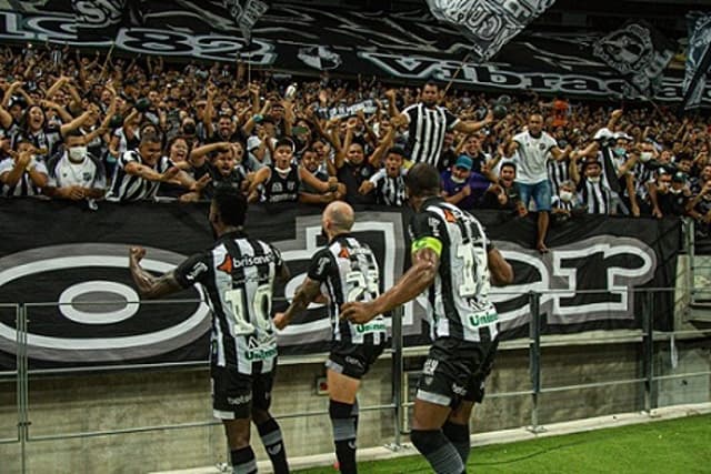 Ceará comemoração da vitória sobre o Sport