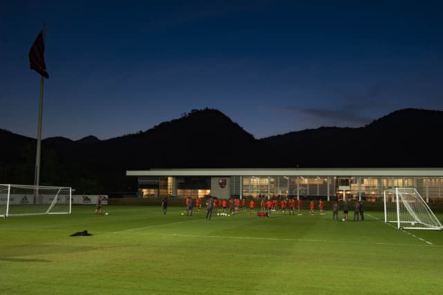 Flamengo - treino noturno