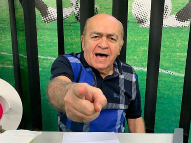 Evaristo Nogueira, o Homem Mau do programa Trem Bala (Reprodução/Instagram/TV Ceará)