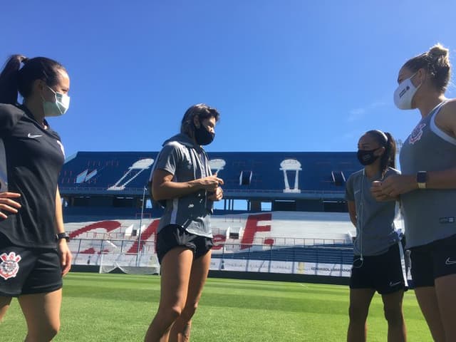 Libertadores Feminina - treino do Corinthians