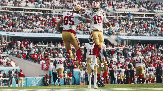 george kittle jimmy garappolo san francisco 49ers