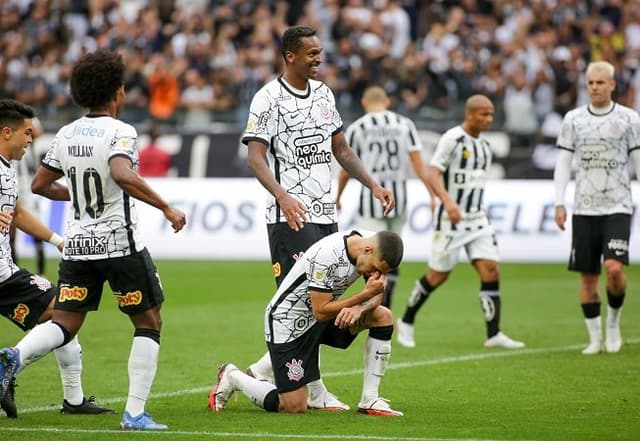 Corinthians x Santos - Gabriel - comemoração