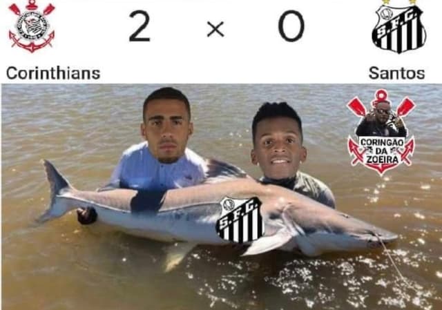 Meme: Corinthians x Santos