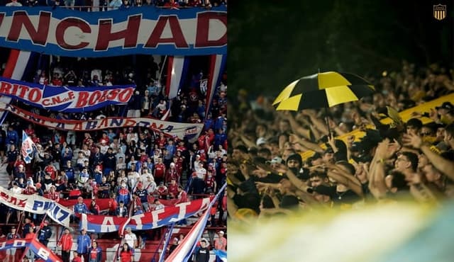 Torcidas Nacional e Peñarol