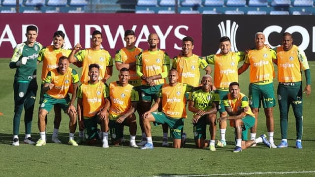 Treino Palmeiras Uruguai