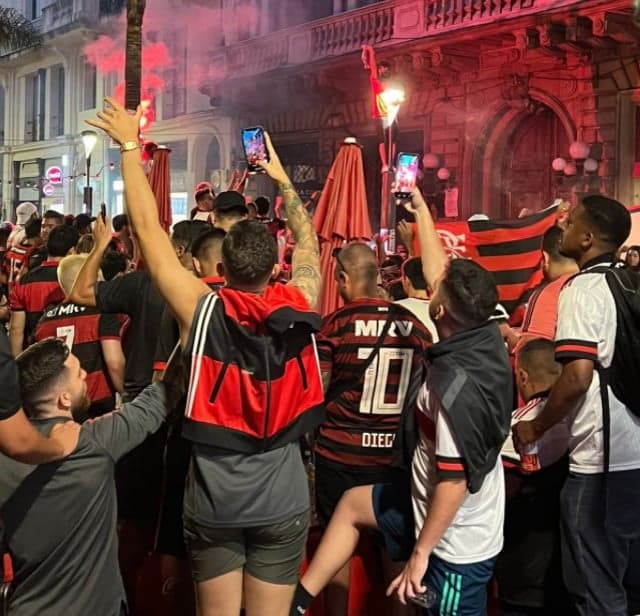 Torcida do Flamengo - Montevidéu