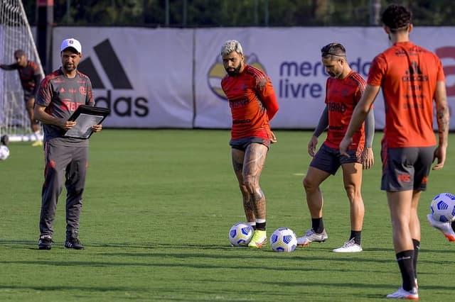 Maurício Souza - Treino do Flamengo