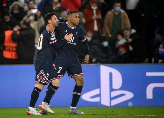 PSG x Brugge - Messi e Mbappé