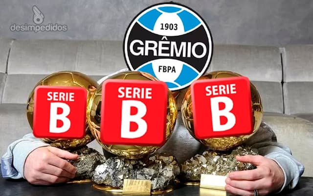 Meme: Grêmio na Série B