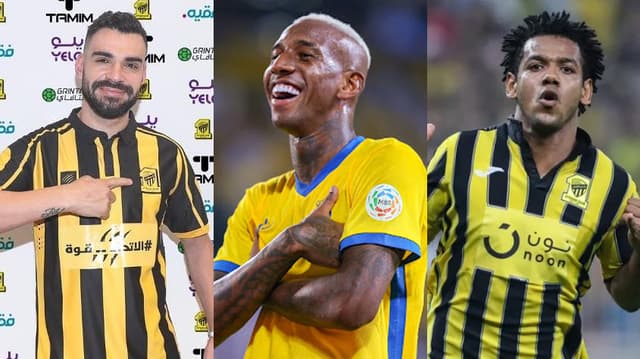 Bruno Henrique, Anderson Talisca e Romarinho