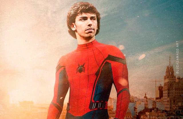 João Félix como Homem-Aranha