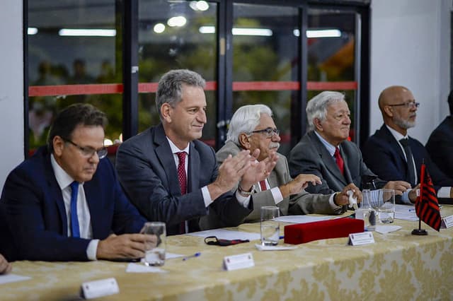 Rodolfo Landim e Rodrigo Dunshee