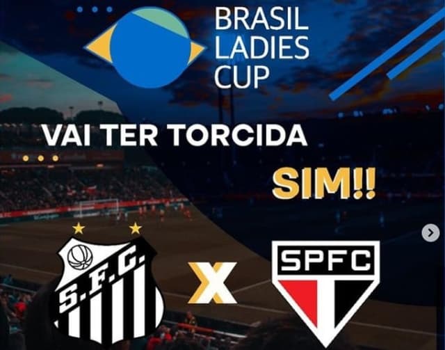 Cartaz promocional da final da Brasil Ladies Cup