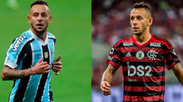 Rafinha por Grêmio e Flamengo.