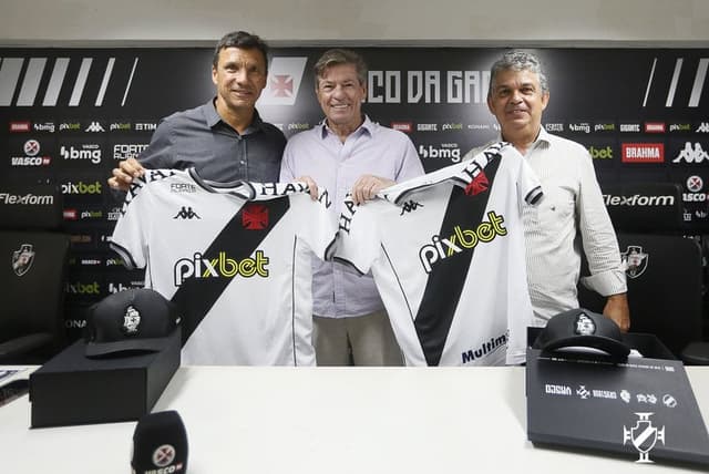 Zé Ricardo, Carlos Brazil e Jorge Salgado - Vasco