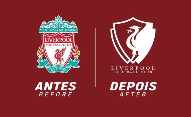 Escudo repaginado: Liverpool