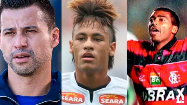 Fábio (Cruzeiro), Neymar (no Santos) e Romário (no Flamengo).