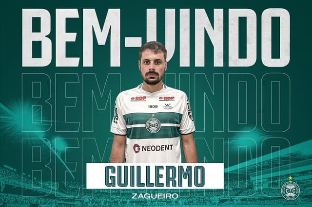 Guillermo de los Santos chega ao Coritiba