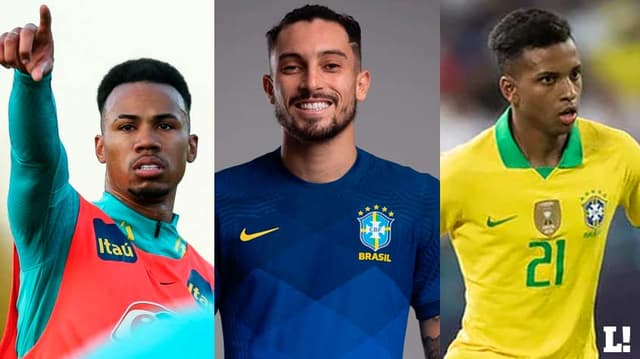 Gabriel Magalhães, Alex Telles e Rodrygo