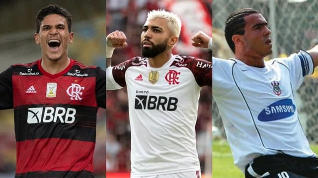 Pedro, Gabigol e Tevez