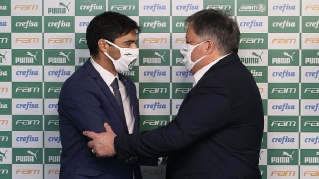 Abel Ferreira e Anderson Barros - Palmeiras